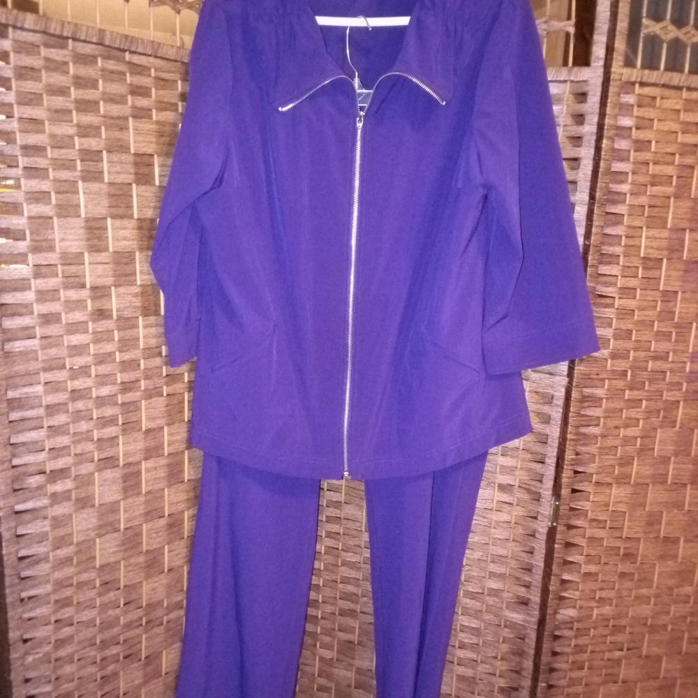 Chico's Purple Women's Tracksuit Pant Set